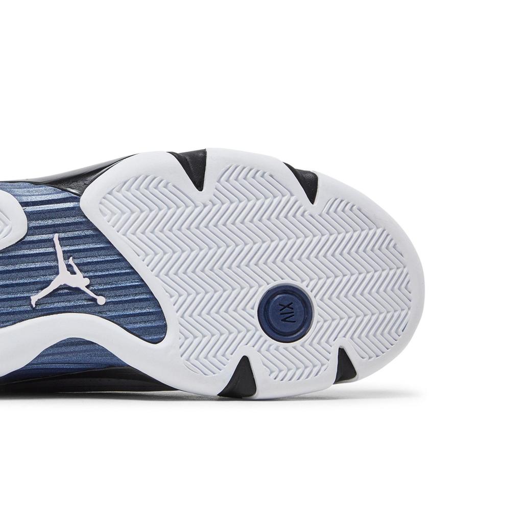 Air Jordan 14 Retro 'Graphite Navy' (Unisex) Light Graphite / Midnight Navy / Black / White Vintage Basketball Shoes 311832 011