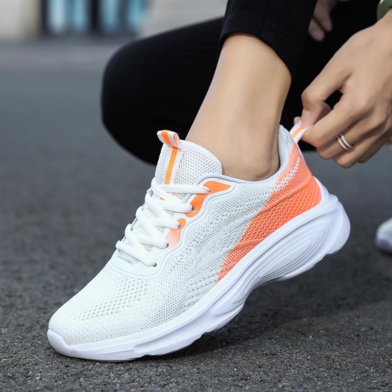 Fashion Women's Sneakers Comfortable Lightweight Soft Non-slip Flat Casual Sports Shoes Outdoor Running Shoes Women's Sneaker