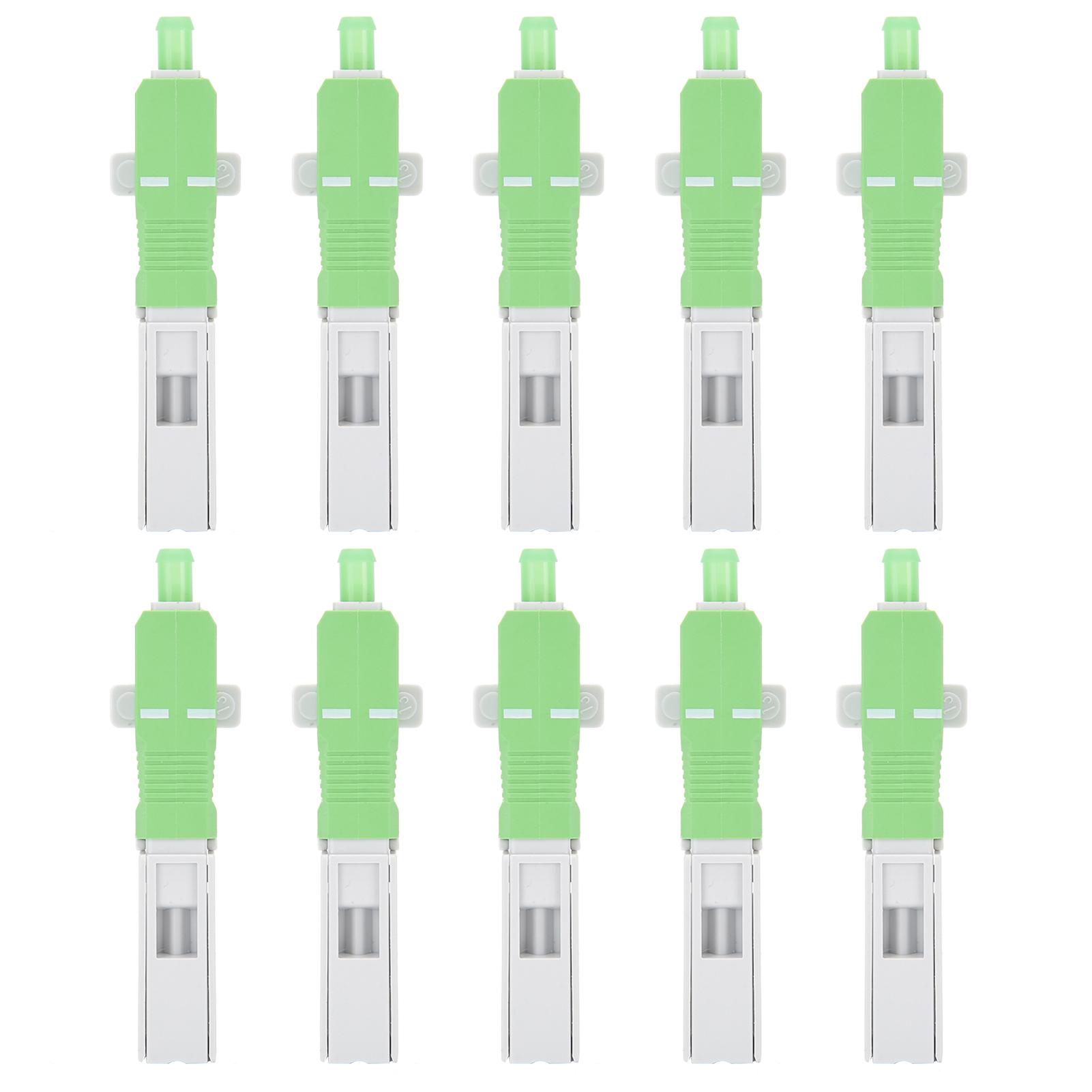 

10 шт. Оптический быстроразъем Встраиваемый SC для APC Быстрое холодное соединение Адаптер