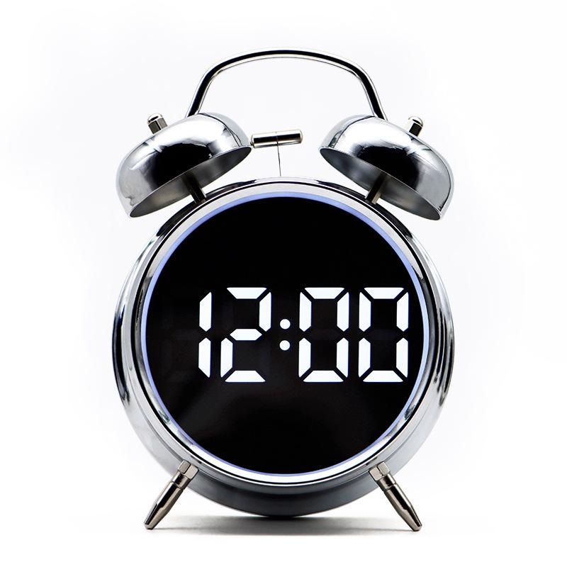 

Super Loud Metal Alarm Clock with Strong Ringtone for Heavy Sleepers - Multifunctional Plug-in Children s Clock
