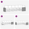 Corner Sofa Set with Cushions 6 pcs Natural and Beige Solid Acacia Wood