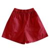 Summer Wide-leg Shorts Women's Casual Loose High-waist Straight Five-point Elastic Waist Pants
