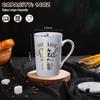 Birthday Gifts for Dad from Daughter Son - World's Best Dad - Daddy Mug with Gold Print, Funny Fathers Day Presents, 14Oz Grey Ceramic Gold Print