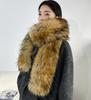 Winter Veelzijdige Faux Fur Sjaal - Warme Furry Nekwarmer voor Dames
