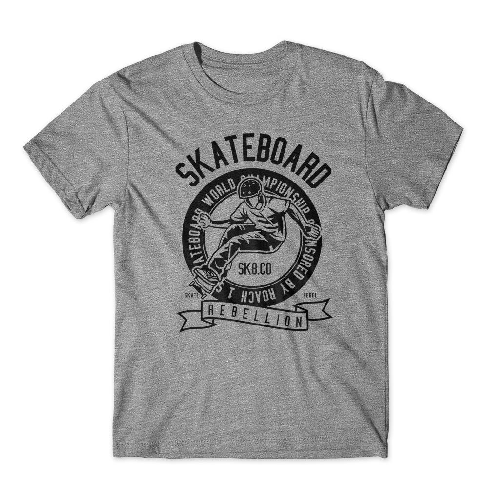 Skateboard Rebellion T-Shirt 100% Cotton Premium Tee New