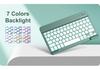 iPad Keyboard Case 10.9" for 11th Gen with 7-Color Backlight, Magnetic Attach, Pen Slot, Detachable, Fits Air & 9th Gen Tablets