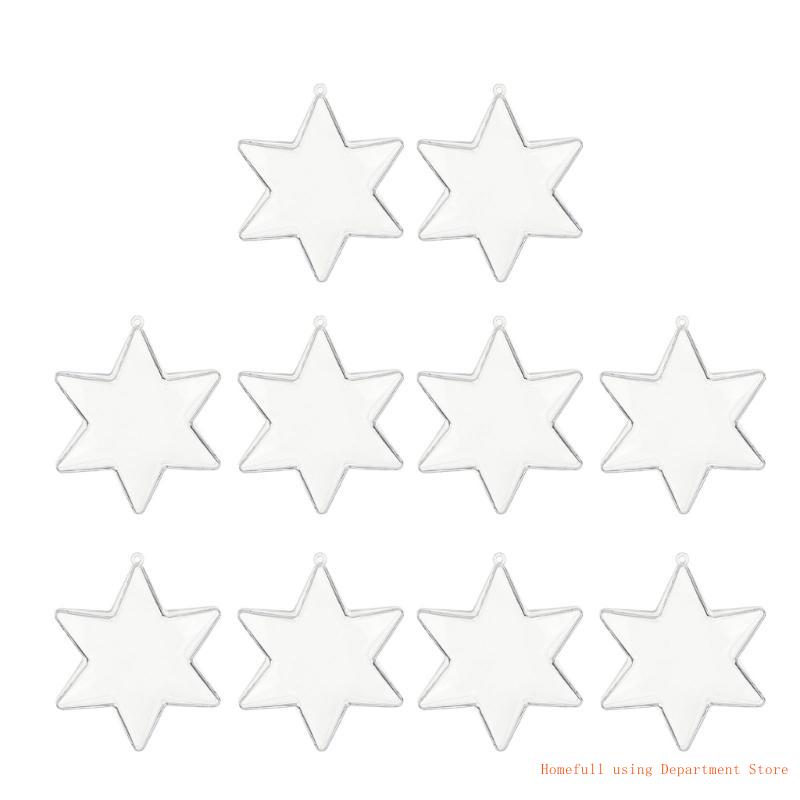 10Pcs Candy Holder for Office Decoration Transparent Sweets Storage Container