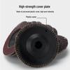 75mm Thickened Calcined Flap Disc: Durable Sandpaper Wheel for Angle Grinder Polishing, 100 Grit Plastic Cover Flap Wheel