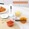 USB Rechargeable Electric Meat Grinder Powerful Motor Baby Food Processor  Salad Making