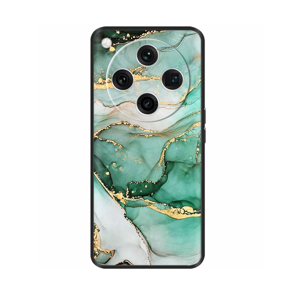 Painted Cover For Oppo Find X8 Pro Soft Black Silicon Back Cover Cases For Oppo Find X8 Findx8 Pro Shockproof Shell Cases Bumper