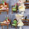 Doll House Chair Model Realistic Armchair Dollhouses Chair Realistic Play Chair Realistic 1:12 Model Toy