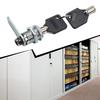 Cylinder Locks Mailbox Padlock Cylinder Cam Lock Furniture Lock Door Cabinet Locker Drawer Lock With 2 Keys Furniture Hardware