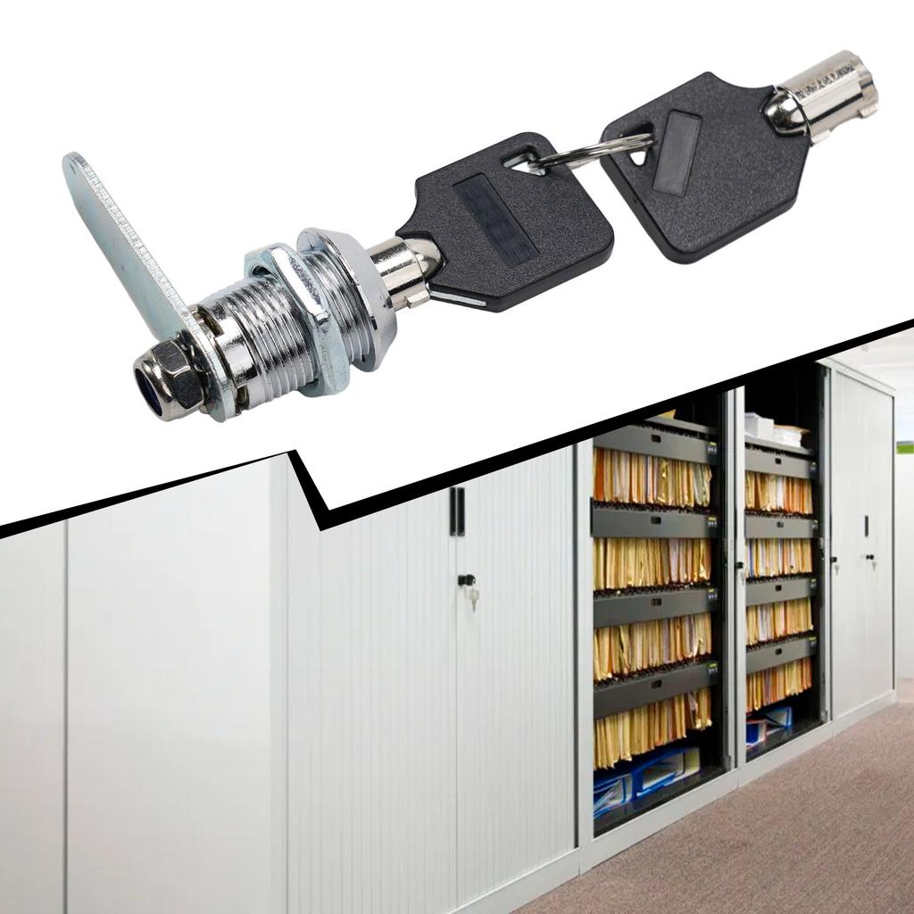 Cylinder Locks Mailbox Padlock Cylinder Cam Lock Furniture Lock Door Cabinet Locker Drawer Lock With 2 Keys Furniture Hardware