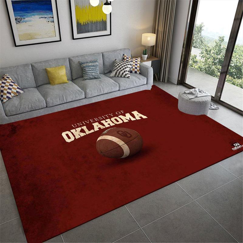 Oklahoma Sonners Carpet Rug for Living Room Bedroom Home Sofa Decoration,Kids Play Non-slip Floor Mat