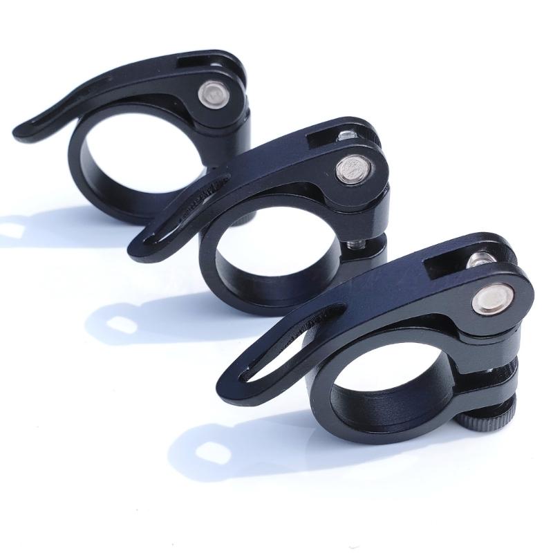 Road Bike Seat Tube Clip Bike Saddles Seat Clamps Bicycles Seatpost Clamp Aluminum Alloys Seat Tube Clamp Rings Enduring