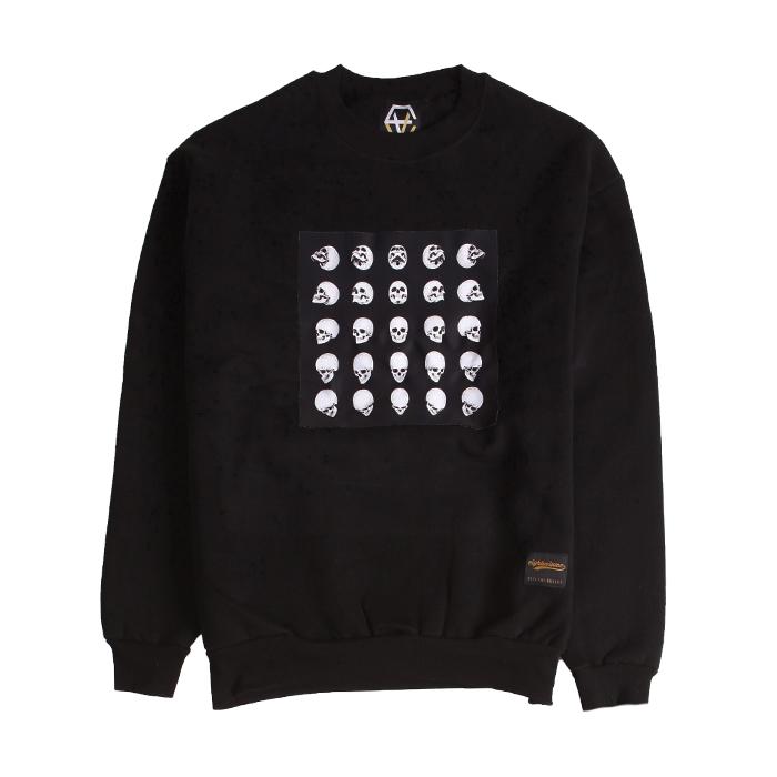 EIGHTVOLUME Ev 25Skulls Napping Crewneck