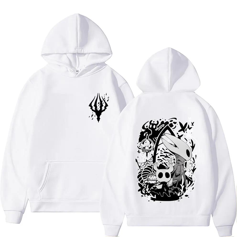Game Hollow Knight Graphic Hoodie Men Women Clothing Cotton Casual Oversized Streetwear Male Vintage Fleece Hoodies Fans Gift