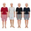 Salopetă Adaptivă pentru Femei Vârstnice Fermoar Spate Fermoar Între Picioare Blocuri de Culoare Anti-Furt Romper Bodysuit Alzheimer