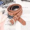 Vintage Stylish Womens Pu Belt For Summer Casual Wear With Buckles Alloy