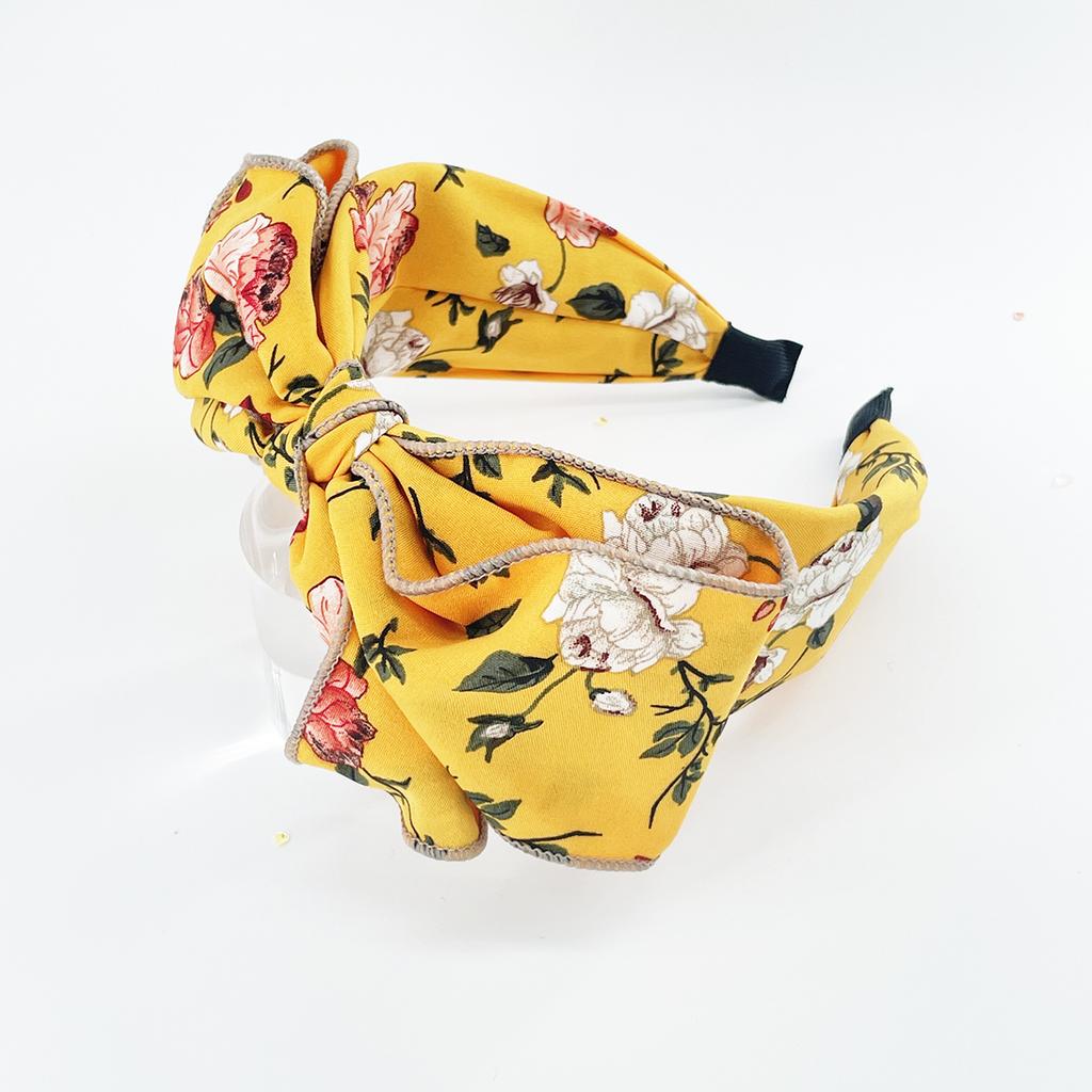 Women Girls Flower Big Knot Bow Hairband Headband Adult Hair Accessories Hair Jewley