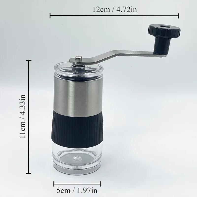 2024 New Design Hot Selling Coffee Machine, Portable Mini Coffee Grinder, Hand Cranked Coffee Mill, Mini Grinder Powder