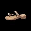 ~ Exquisite Soft-soled Cool Slippers Women's New Summer Wear Fashionable Foreign-style Women's Flat Sandals