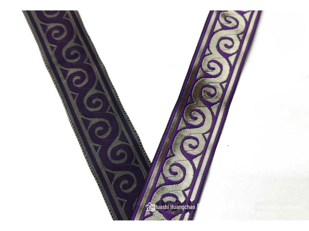 Ethnic Jacquard Lace Trims for Neckline, Cuffs, and Skirt Edging.