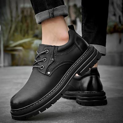 Luxury Brand Mens Lace-Up Sneakers Classic Men Casual Oxfords Shoes Handmade Male Hiking Footwear New Arrival Male Walking Shoes