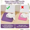 Anti Slip Base Sewing Machine Foot Pad Shock-Absorbing Sewing Machine Pedal Mat  Sewing Tools