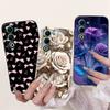 For Oppo A5 5G Case CPH2735 Cute Cartoon Luxury Painted Cover Soft TPU Phone Case For Oppo A5 Pro A5Pro 5G CPH2695 Fundas Bumper