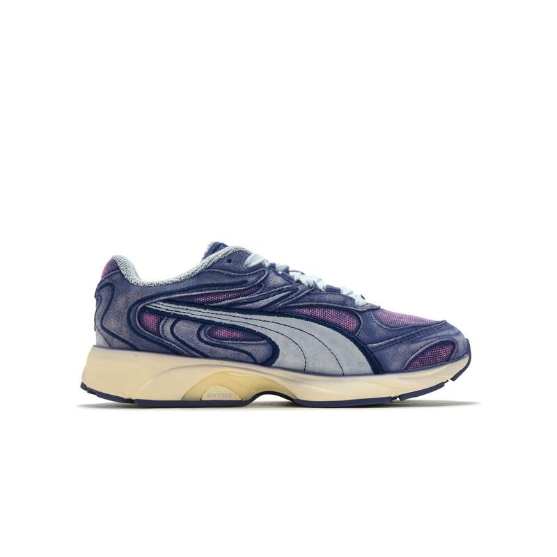 Puma Extos Comfortable Versatile Low-Top Casual Shoes Unisex Casual Shoes Blue Purple 402257-01