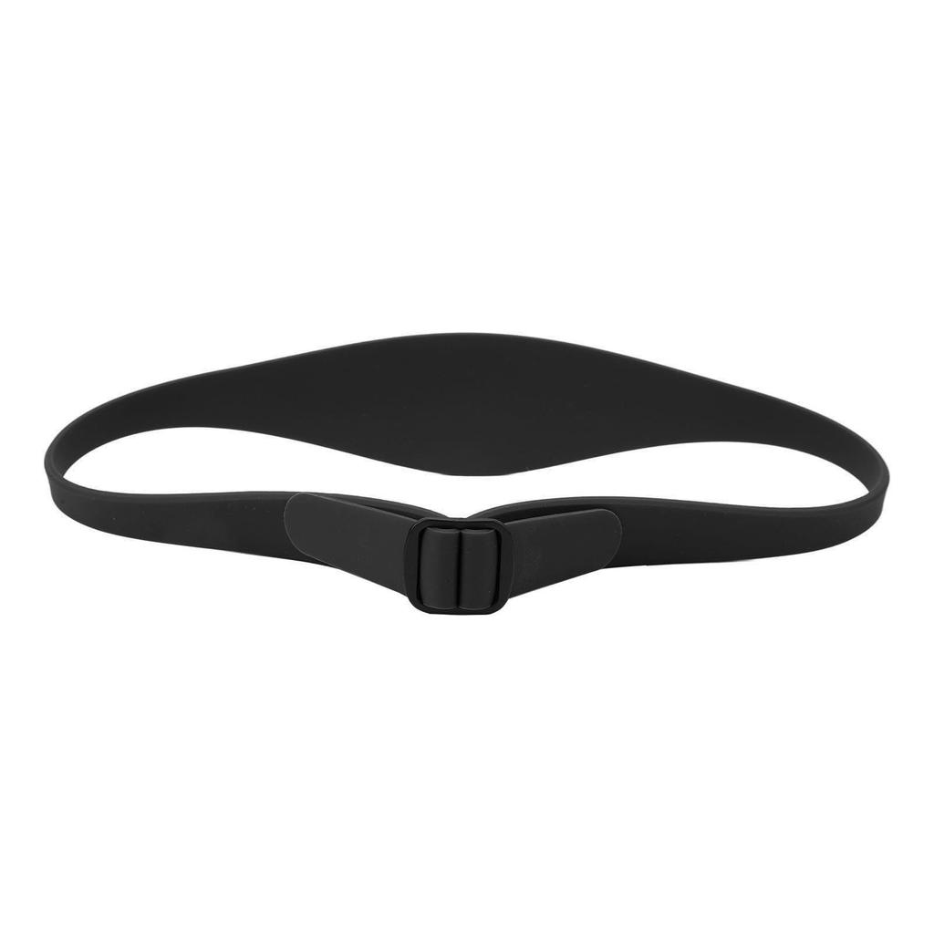 Neckline Shaving Template Adjustable Curved Silicone Hair Trimming Guide for Children Adults Black