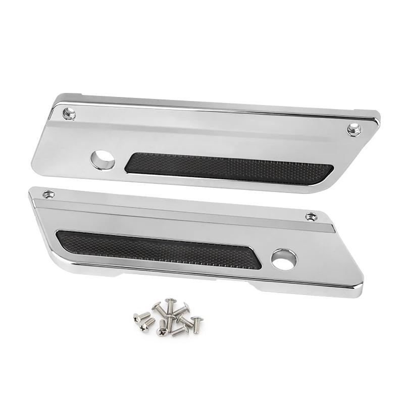 

Для Harley Touring Electra Street Glide Road King FLH FLT FLHR 93-13 Мотоцикл Хром Жесткий Кофр Защелка Крышка Отражатели