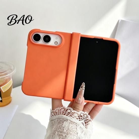 Hard PC Shell for Folding Smartphone Solid Color Case IPhone 18 Fold, Full?Hinge Protective Phone Slim Fit Shock Absorption Cover, Thin Shockproof