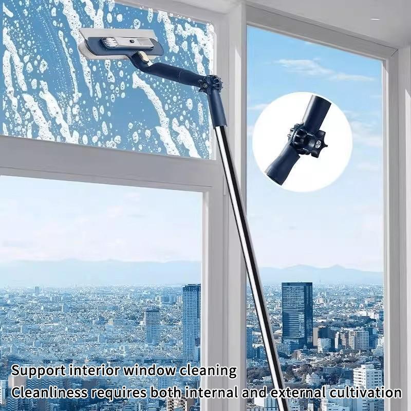1 Pezzo Strumento Pulitore Vetri A Doppia Faccia 120 Cm Pulitore Finestre Grattacielo Per Casa Gadget Per Pulizia Finestre Senza Angoli Morti Per Esterno
