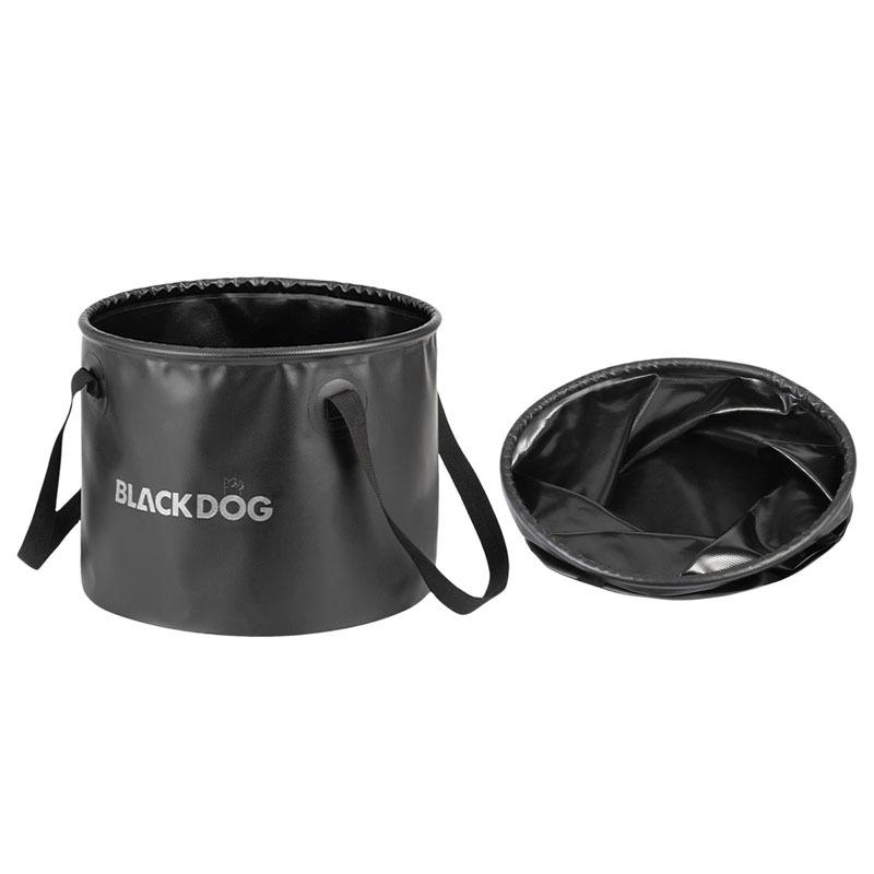 Hink att fälla ihop 20L Vikbar Campingvattenbehållare Ihopfällbar Hink med Lock och Handtag Bärbar Lättviktshink