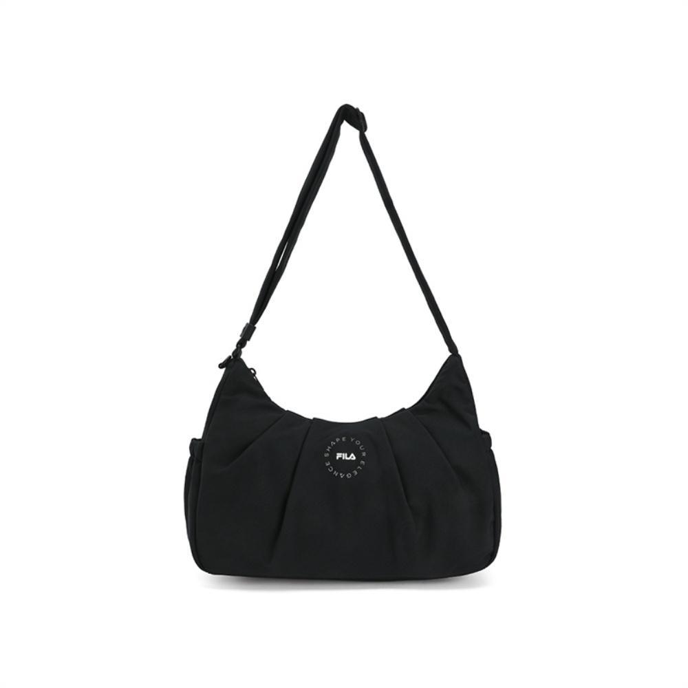 

New FILA Fitness Fabric Shoulder Bag Women s Black A13W541164FBK 40.1*14.0*27.9CM