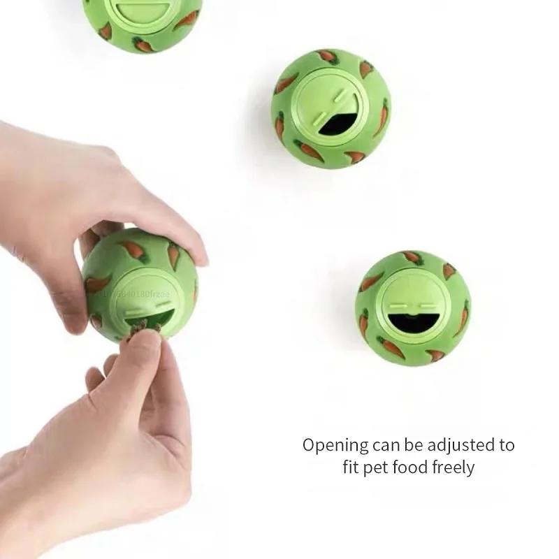 

Мяч для лечения кроликов, медленная кормушка для домашних животных, интерактивная игрушка-кролик, игрушка-закуска, мяч, устойчивые к укусам, игрушки для кормления, котенок, морская свинка, товары для кошек