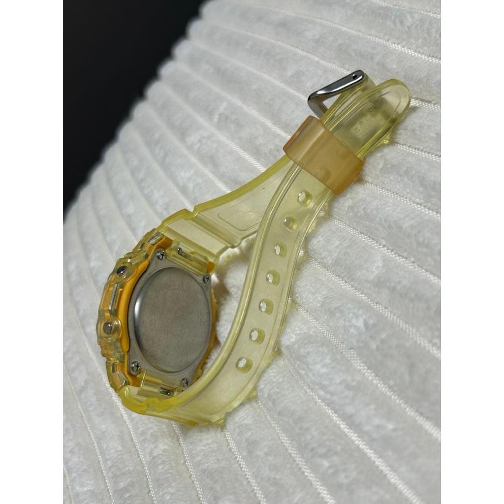 Used Unused Baby-G Clear Yellow Digital Watch Limited Color