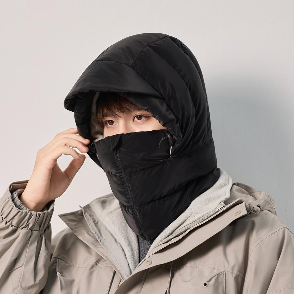 Cold Resistant 3-in-1 Winter Cycling Hat Keep Warm Lei Feng Hat Warm Scarf Face Mask  Skiing