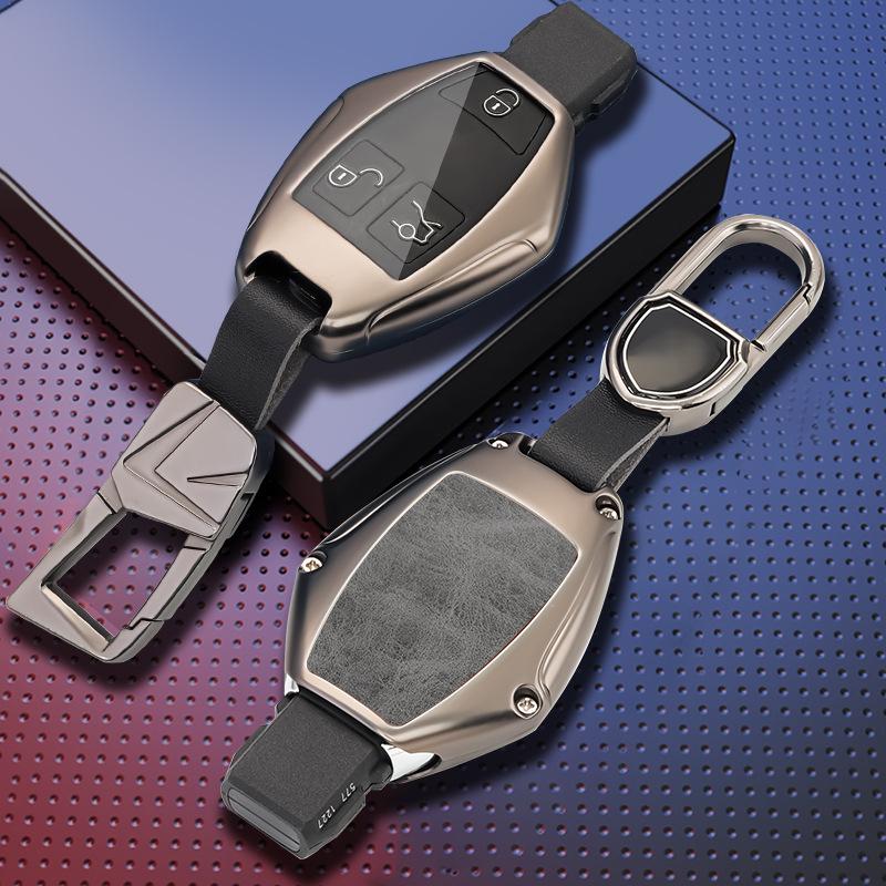 Mercedes-Benz Key Case for GLA200, GLC260L, C-Class, GLS, CLA200 - Full Coverage Shell