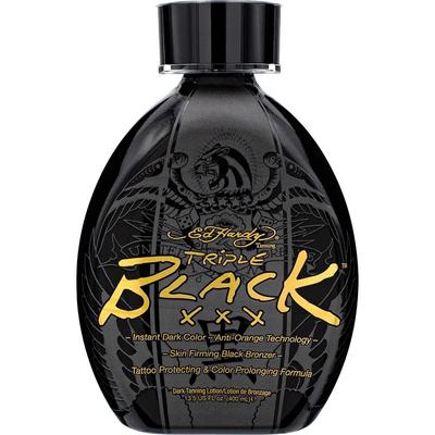 Ed Hardy Black XXX Instant Dark Color Bräunungslotion, 400 ml, 1 Stk.