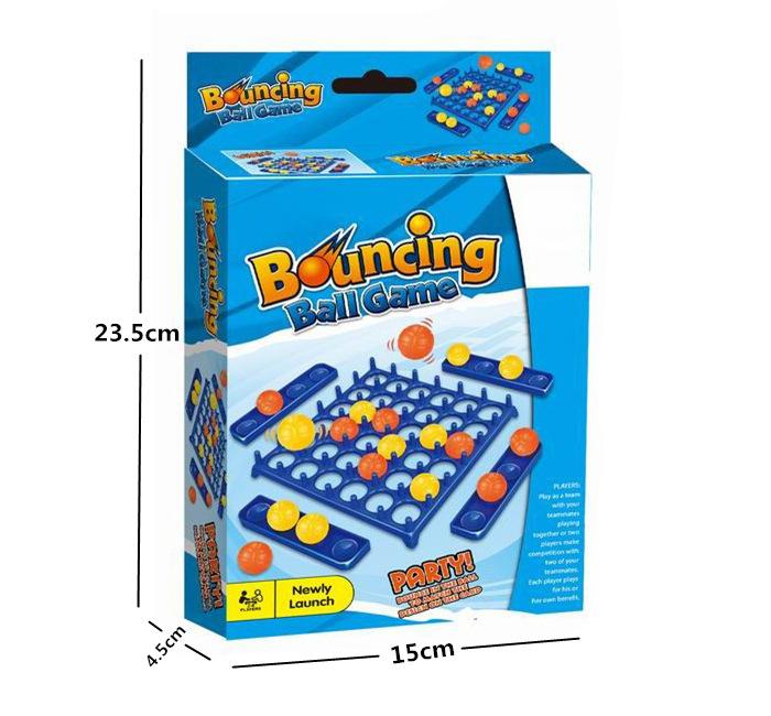 

Bouncing Ball Game for Hand-Eye Coordination Tabletop Battle Toy Jumping Ball Party Game Parent-Child Interactive Fun Kids Gift