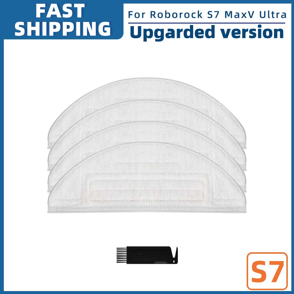 Compatible For ( Roborock S7 Max V Ultra, S7 Max V Plus, S7 Pro Ultra, G10S Pro ) Roller Side Brush Filter Mop Dust Bag Part