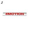 3D Metal 4MOTION Rear Trunk Boot Emblem Badge Sticker Decals Accessories