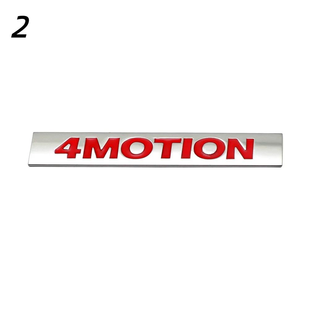 3D Metal 4MOTION Rear Trunk Boot Emblem Badge Sticker Decals Accessories
