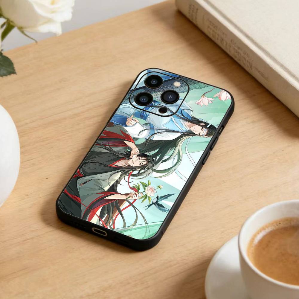 Grandmaster Demonic Cultivation Phone Case For iPhone 16,15,14,13,12,17,Pro Max,Plus Silicone Black Case