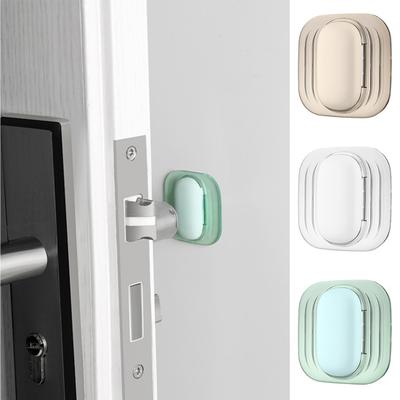 3Pcs/Set Silicone Door Stopper Punching Free Mute Stickers Door Handle Protection Pad Hardware Wall Mat Anti-collision Sticker ARI
