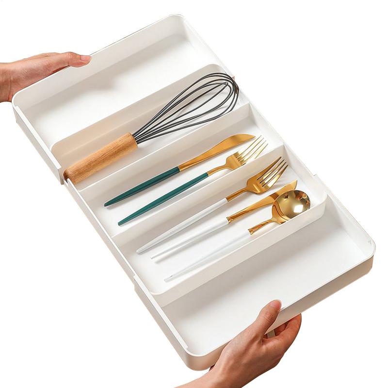 

Flatware Organizer For Drawer Kitchen Silverware Drawer Organizer Multifunctional Utensil Tray For Kitchen Cutlery And Flatware United States