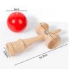 Crack Painted Kendama Toy Outdoor Fitness Balls Train Eye-hand Coordination for Children Adults Outdoor Fun Juggling Sports Ball
